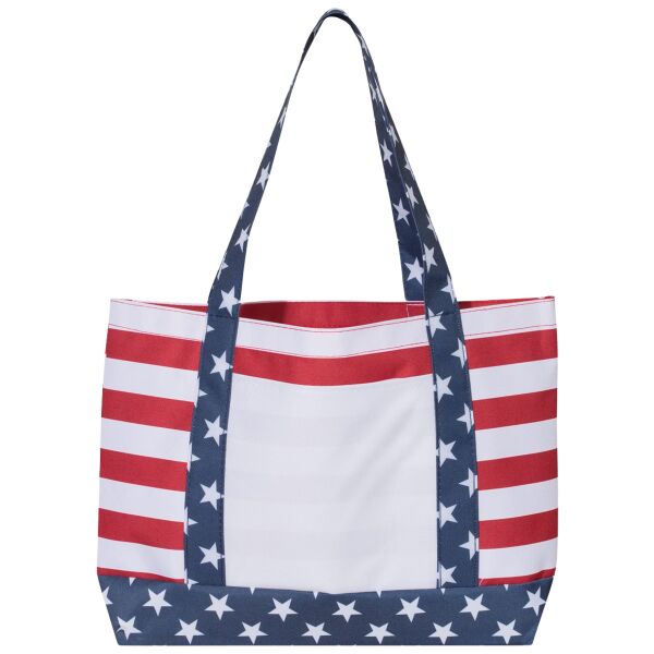Patriotic Beach Tote Bag Thumbnail