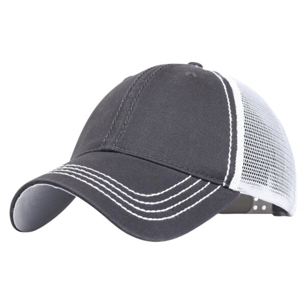 Garment Washed Cotton Mesh Back Hat Thumbnail