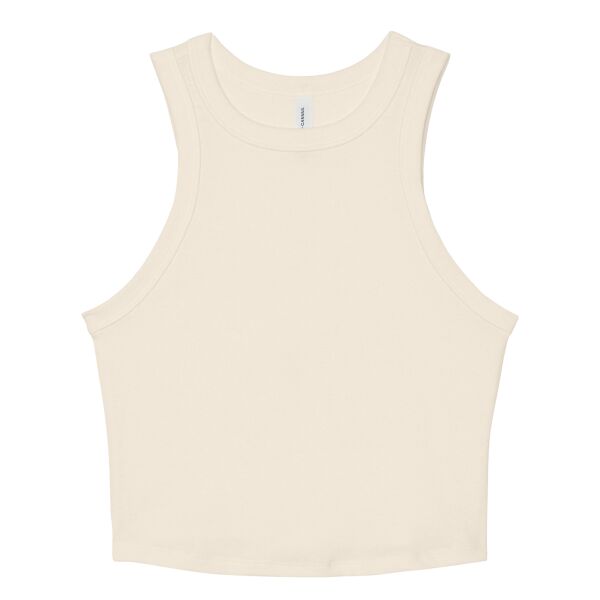 Women's Micro Rib Racer Tank Thumbnail