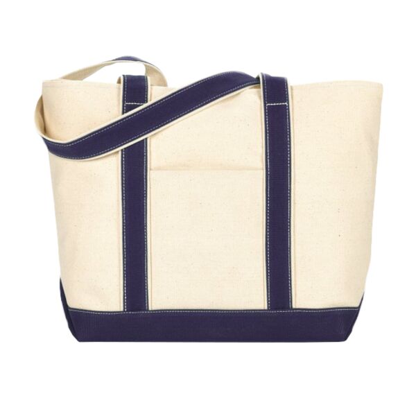Windward Large Cotton Canvas Classic Resort Tote Thumbnail