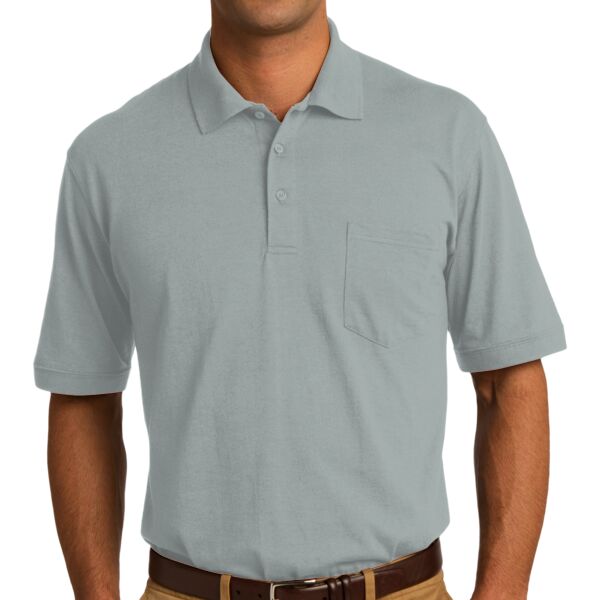 Core Blend Jersey Knit Pocket Polo Thumbnail