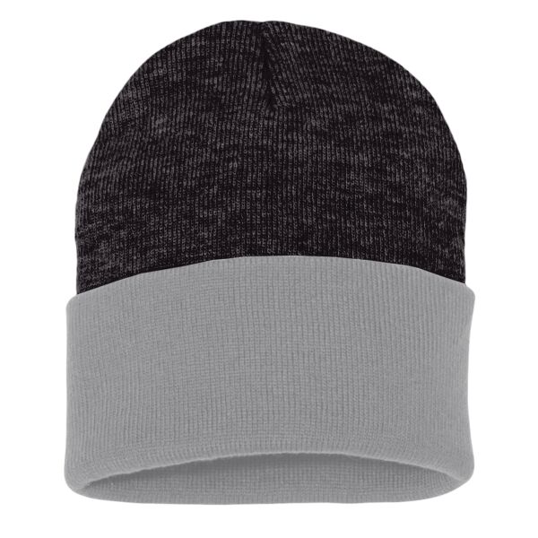 12" Color Blocked Cuffed Beanie Thumbnail