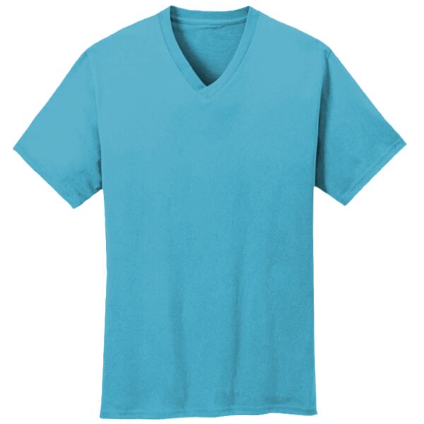 (dhs) 5.4 oz 100% Cotton V Neck T Shirt Thumbnail