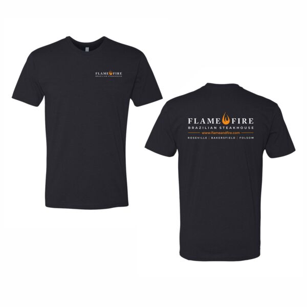 BOH TEE- NEXT LEVEL POLY/COTTON BLEND T-SHIRT SCREEN PRINTED LEFT CHEST & BACK Thumbnail