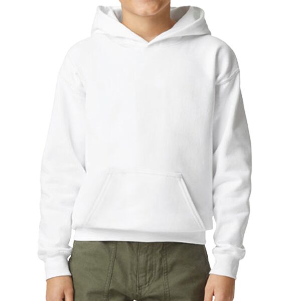 Youth Softstyle Midweight Fleece Hooded Sweatshirt Thumbnail