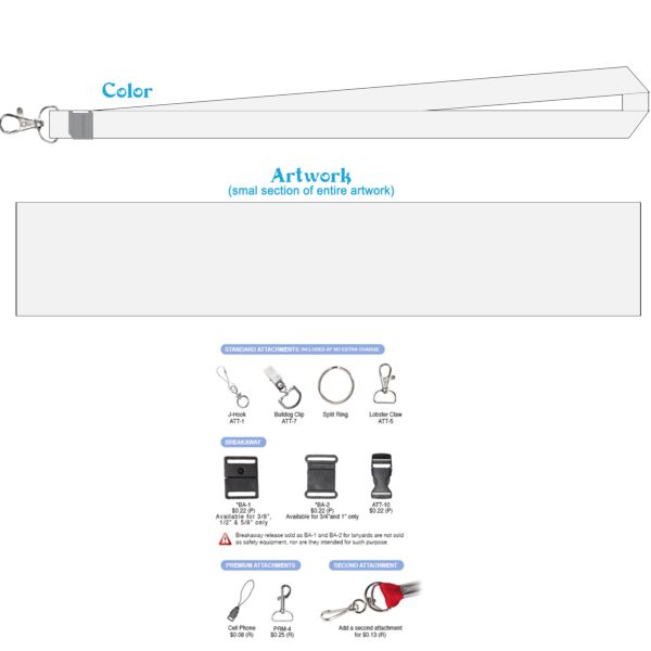 Custom Dye Sublimated Lanyards Thumbnail