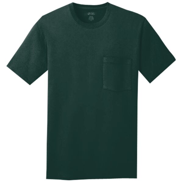 5.4 oz 100% Cotton Pocket T Shirt Thumbnail