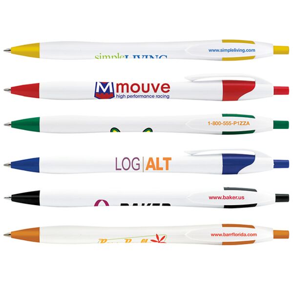 55245 - Dart White Pen Thumbnail