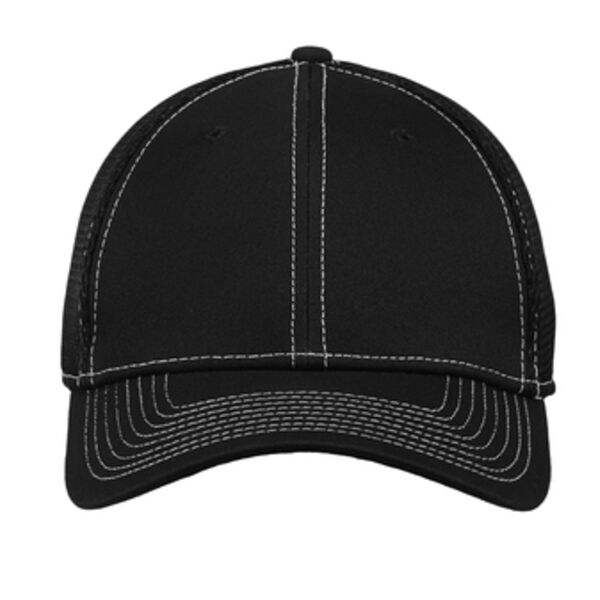 Stretch Mesh Contrast Stitch Cap Thumbnail