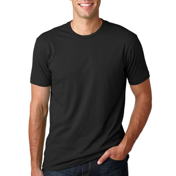 (BLACK DTG ONLY) Men's Premium Fitted Short-Sleeve Crew Thumbnail